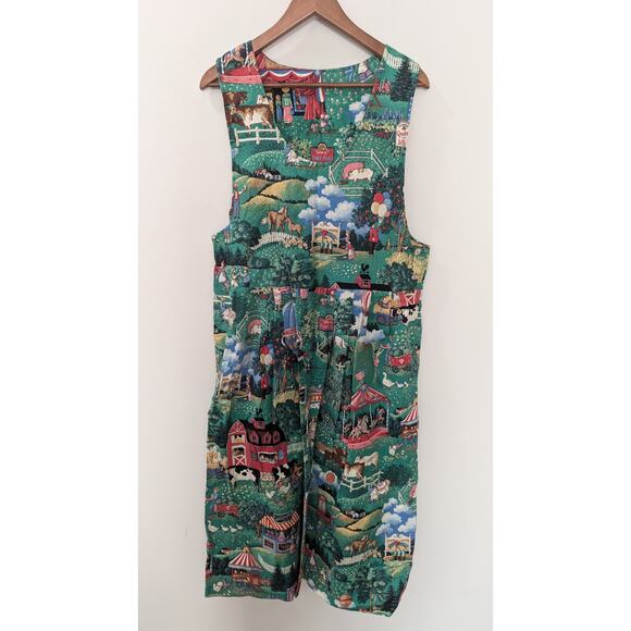 Unknown Dresses & Skirts - Vintage Handmade County Fair Midi Dress